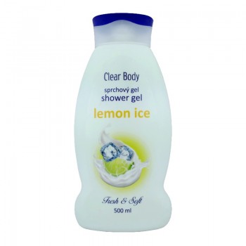 CLEAR BODY FRESH&SOFT LEMON ICE Sprchový gel 500ml